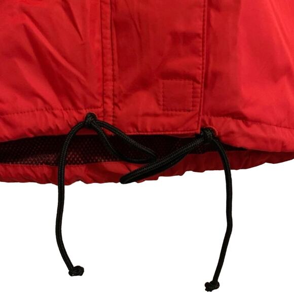 Hollister White and Red Colorblock Hoodie Windbreaker - Picture 3 of 9